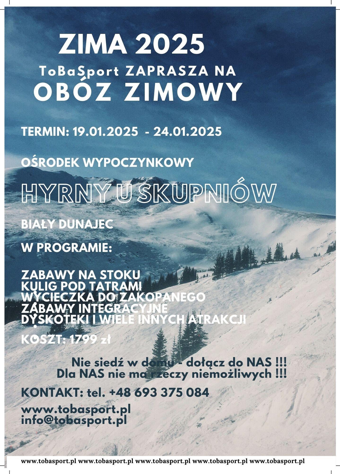 Obozy zimowe plakat